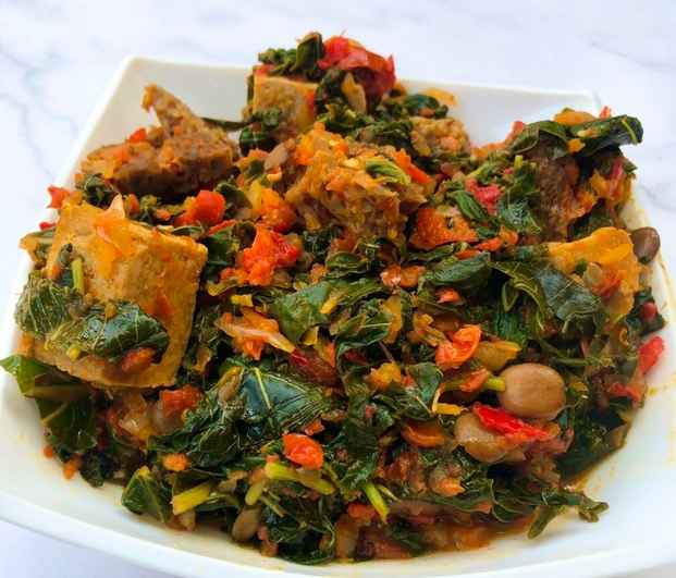 efo riro - assorted spinach soup